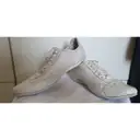 Buy Gianni Versace Leather trainers online - Vintage