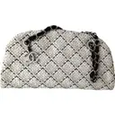 White Leather Handbag Mademoiselle Chanel