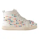 Louis leather trainers Christian Louboutin
