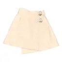 Leather mini skirt Miu Miu