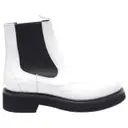 Leather ankle boots Off-White