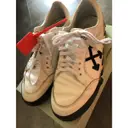 Leather low trainers Off-White