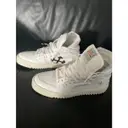 Leather high trainers Off-White