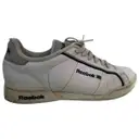 Leather low trainers Reebok