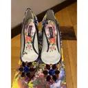 Buy Dolce & Gabbana Taormina leather heels online