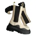 Buy Bottega Veneta Tire leather ankle boots online