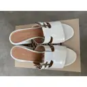 Leather mules Twinset