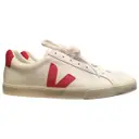 Leather low trainers Veja
