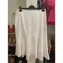 Buy 100% Capri Linen mid-length skirt online