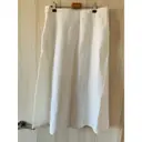 Buy Max Mara Linen mid-length skirt online