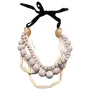 Multi-ring sautoir necklace.  by Malene Birger