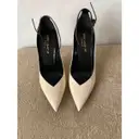 Buy Saint Laurent Zoe patent leather heels online
