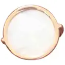 Discs pink gold ring Ginette Ny