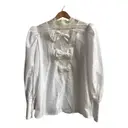 White Polyester Top Alessandra Rich