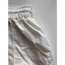 White Polyester Shorts Diadora