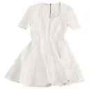 White Polyester Dress Miu Miu