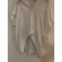 White Polyester Top Helmut Lang