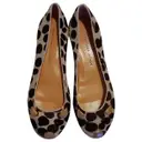 Pony-style calfskin ballet flats Marc by Marc Jacobs