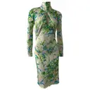Silk mid-length dress Gianni Versace - Vintage