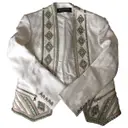White Silk Jacket Balmain