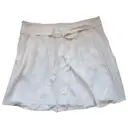 White Silk Skirt Bel Air