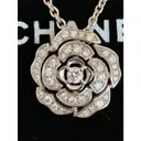 Buy Chanel Camélia white gold necklace online