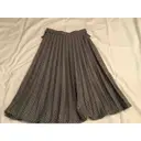 Buy Valentino Garavani Wool mid-length skirt online