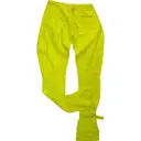 Yellow Cotton Trousers J.Lindeberg