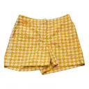 Yellow Cotton Shorts Lacoste