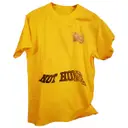 Yellow Cotton T-shirt Louis Vuitton
