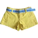 Yellow Cotton Shorts Polo Ralph Lauren