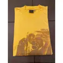 Yellow Cotton T-shirt Versace Jeans Couture