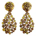 Crystal earrings Oscar De La Renta