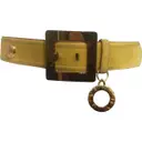 Yellow Leather Belt Givenchy - Vintage