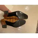Leather heels Charles Jourdan