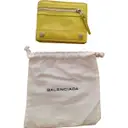 Yellow Leather Wallet Balenciaga
