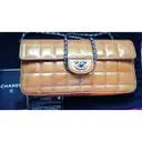 East West Chocolate Bar patent leather mini bag Chanel - Vintage