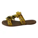 Patent leather sandals Tory Burch