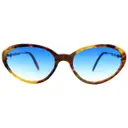 Oversized sunglasses Trussardi - Vintage