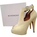 Yellow Suede Ankle boots Givenchy