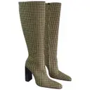Tweed boots Balenciaga