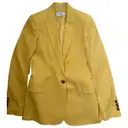 Yellow Viscose Jacket Reiss