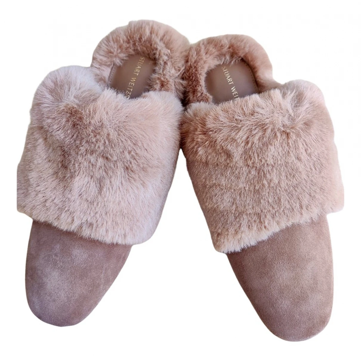 shoes Stuart Weitzman mules & clogs for Female Faux fur 7.5 US. Used condition