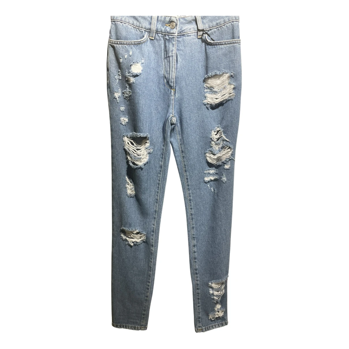 clothing Jeremy Scott trousers for Female Denim - Jeans 38 IT. Used condition