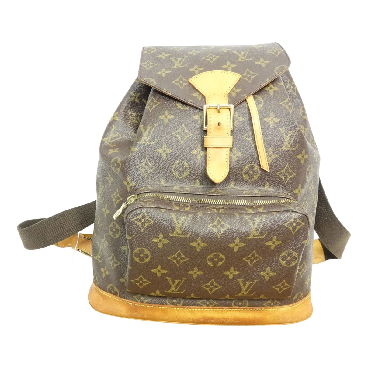 bags Louis Vuitton backpacks Montsouris Vintage for Female Leather. Used condition