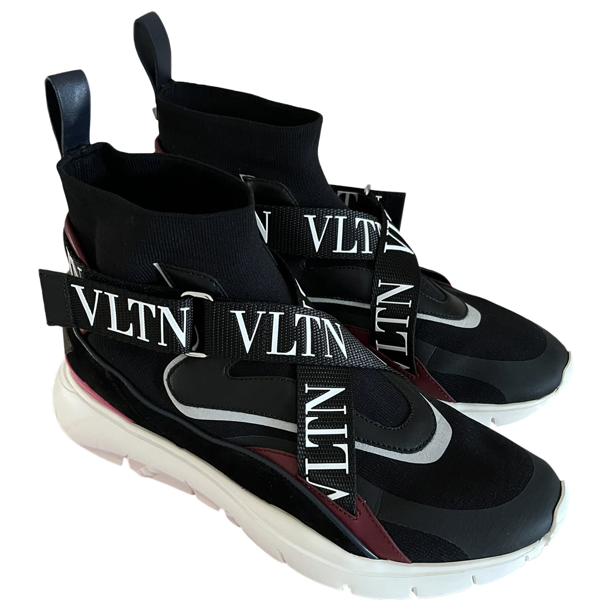 shoes Valentino Garavani trainers Sneakers chaussettes Vltn for Female Leather 5 UK. Used condition