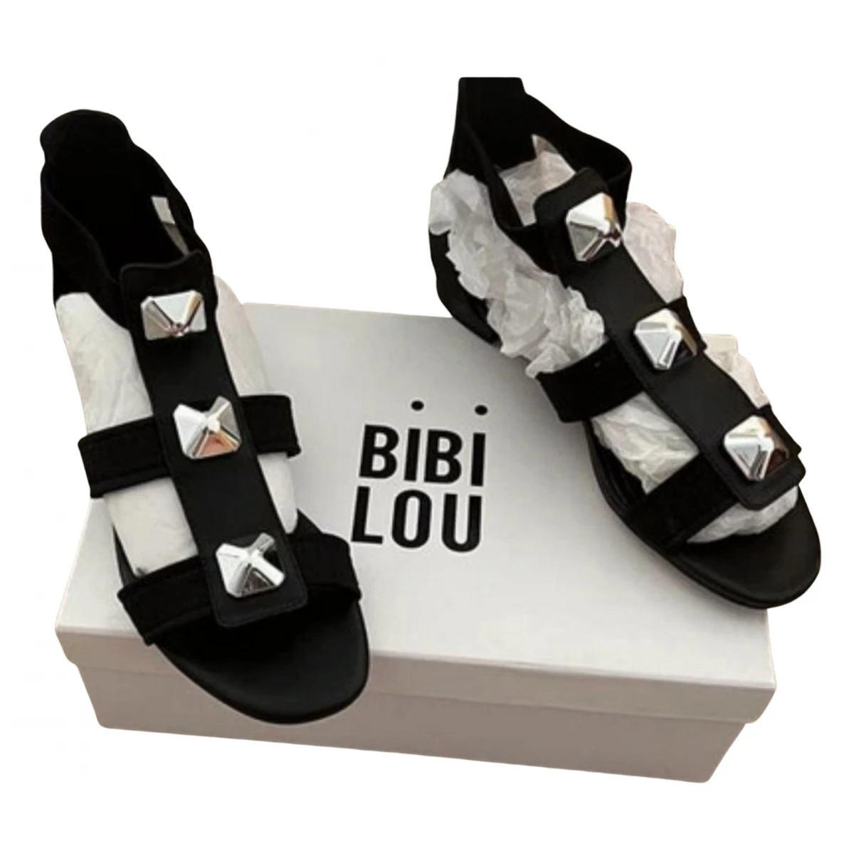 shoes Bibi LOU sandals for Female Suede 38 EU. Used condition