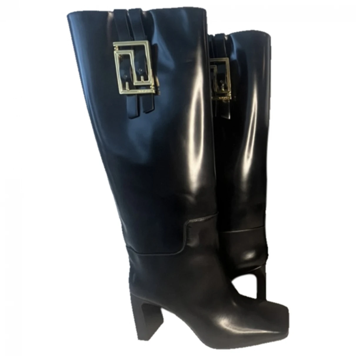 shoes Versace boots for Female Leather 40 EU. Used condition