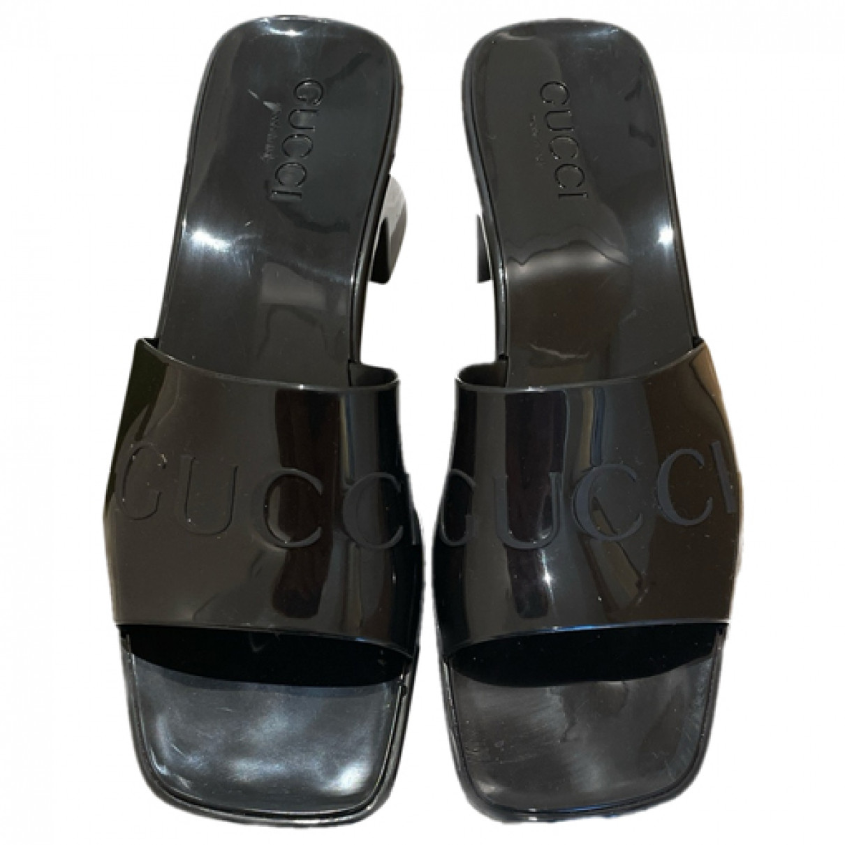 shoes Gucci mules & clogs for Female Rubber 37 EU. Used condition