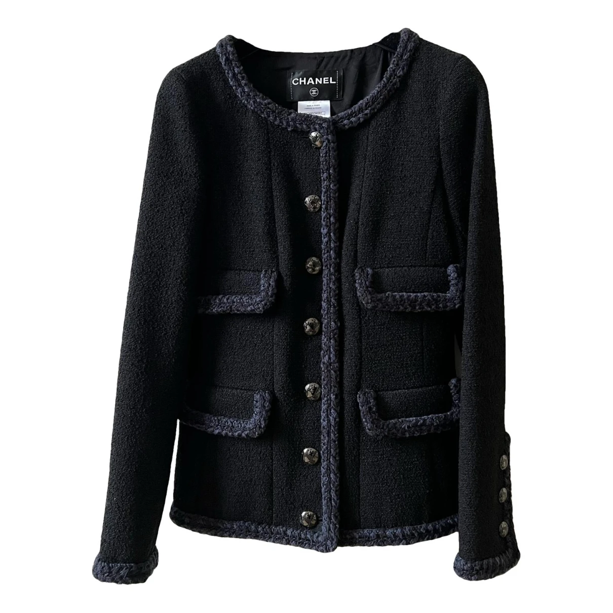 clothing Chanel jackets La Petite Veste Noire for Female Wool 34 FR. Used condition
